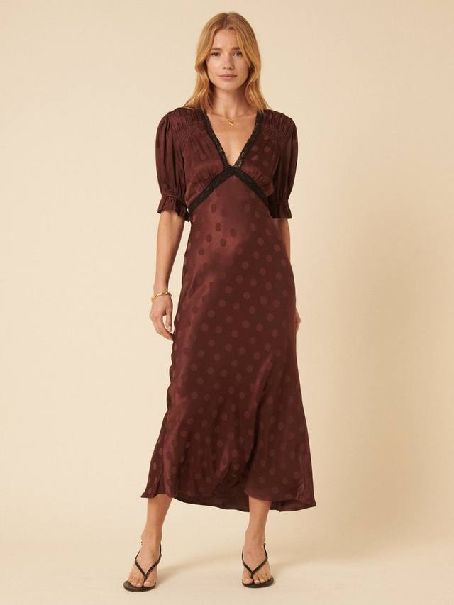 

Платье миди Angela Occasion в горошек Nobody's Child