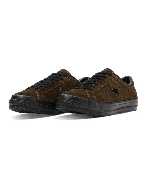 Мужские кеды из замши CONVERSE ONE STAR J SUEDE коричневые