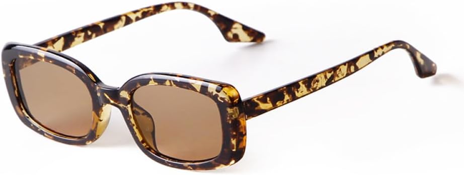 

Классические винтажные солнцезащитные очки в узкой прямоугольной оправе для женщин и мужчин, в стиле ретро, ​​хип-хоп, коричневые квадратные солнцезащитные очки MTZJH, C5