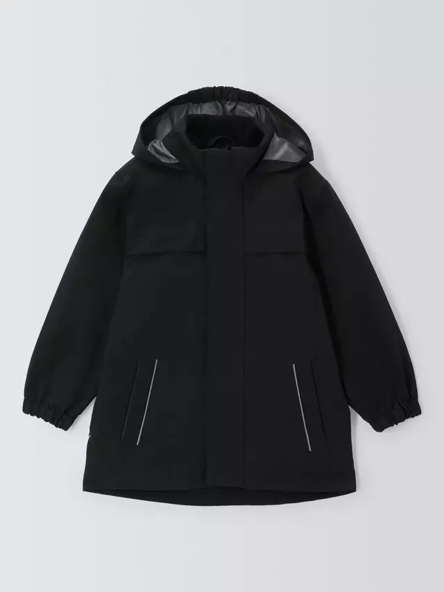 

Куртка John Lewis Kids' School Micro Waterproof, черный