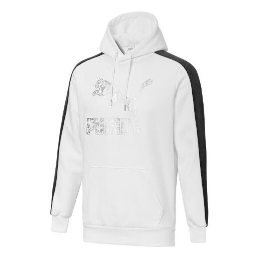

Толстовка Men's PUMA Logo Printing Sports White, белый
