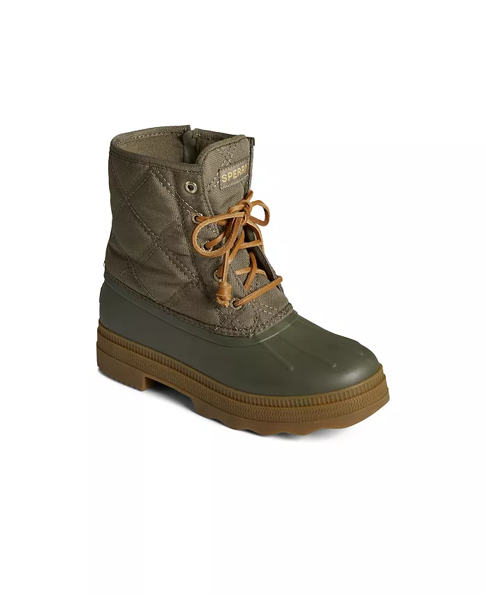 Женские ботинки Saltwater 2.0 с круглым носком Sperry, зеленый