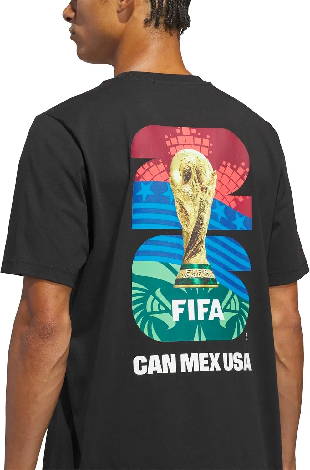 Футболка мужская adidas, FIFA World Cup 2026, Black — фото 4
