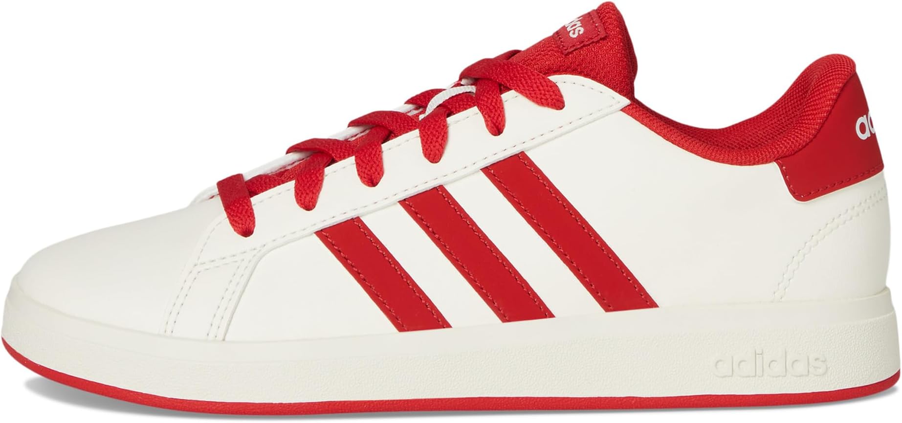 Кроссовки Adidas Kids Grand Court 2.0 Shoes, Off White/Collegiate Red/Black — фото 4
