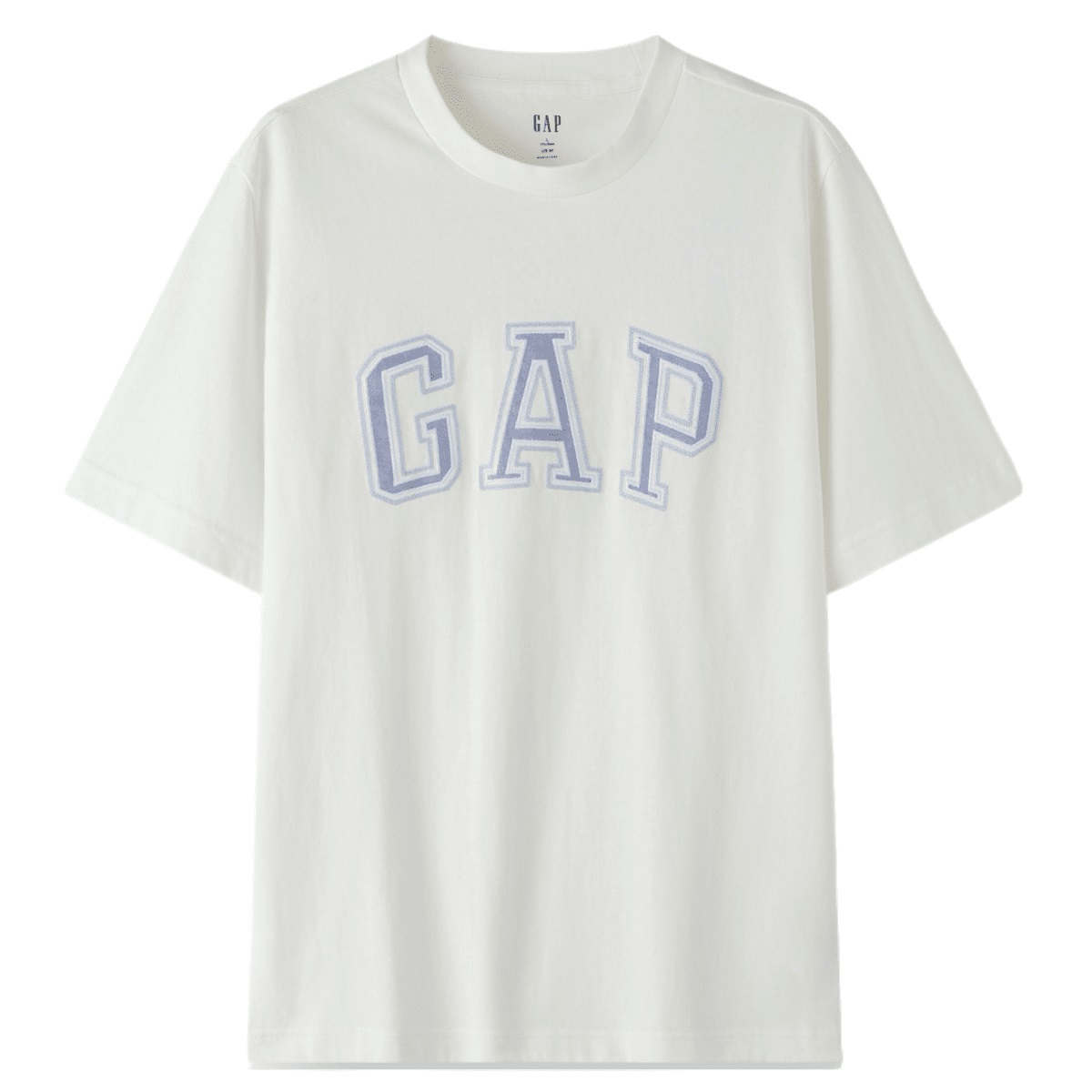Футболка Unisex Crew Neck Moderate Straight Fit GAP, розовый — фото 3