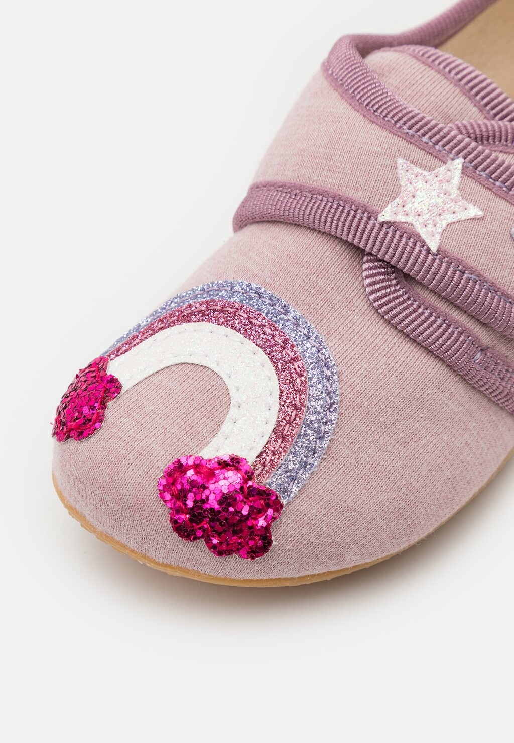 Тапочки EINHORNZAUBER KIDS KLETTVERSCHLUSS Living Kitzbühel, фиолетовый — фото 4