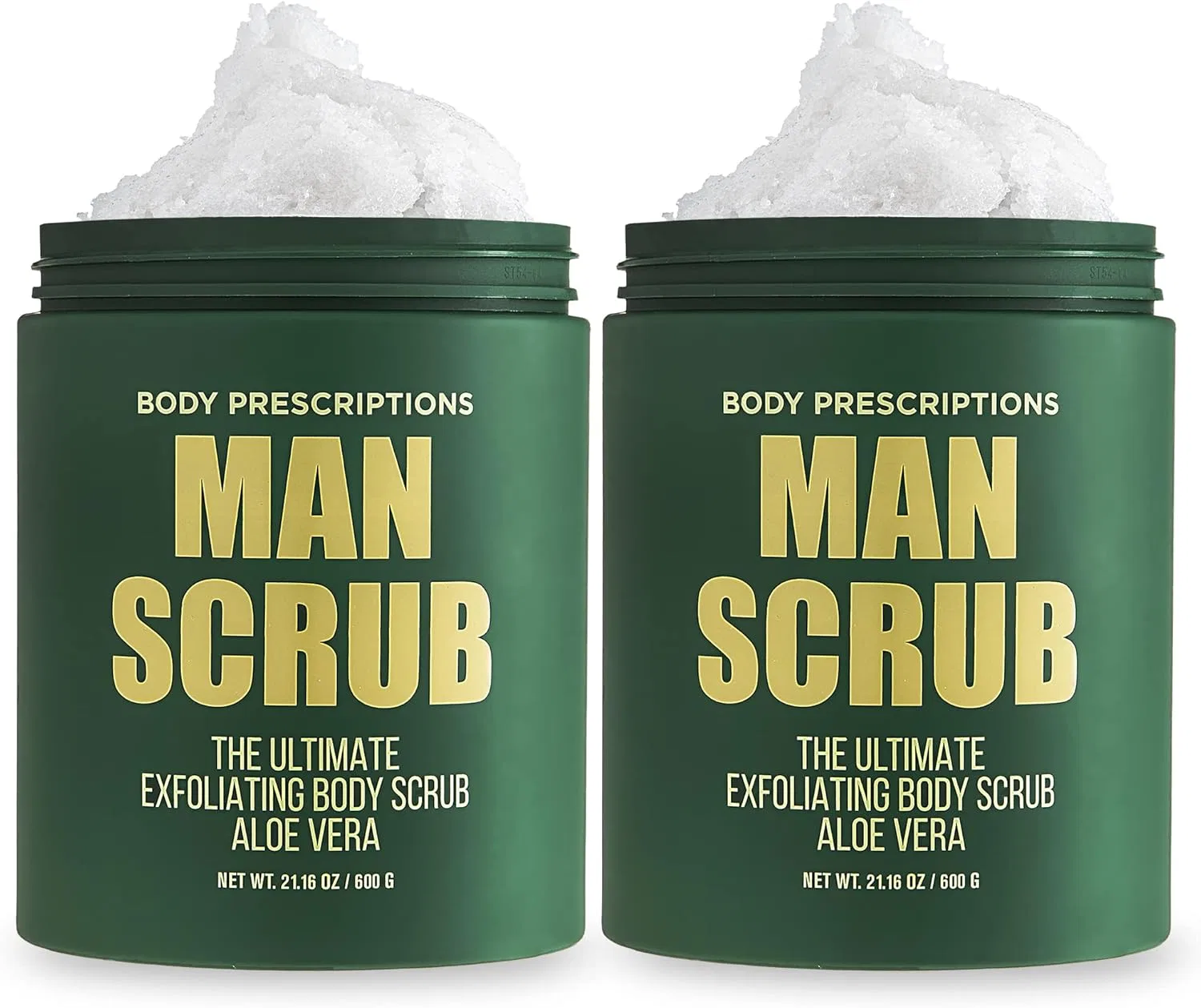 Скраб для тела мужской Body Prescriptions Ultimate Exfoliating Body Scrub, 2 шт по 21 унции, алоэ вера