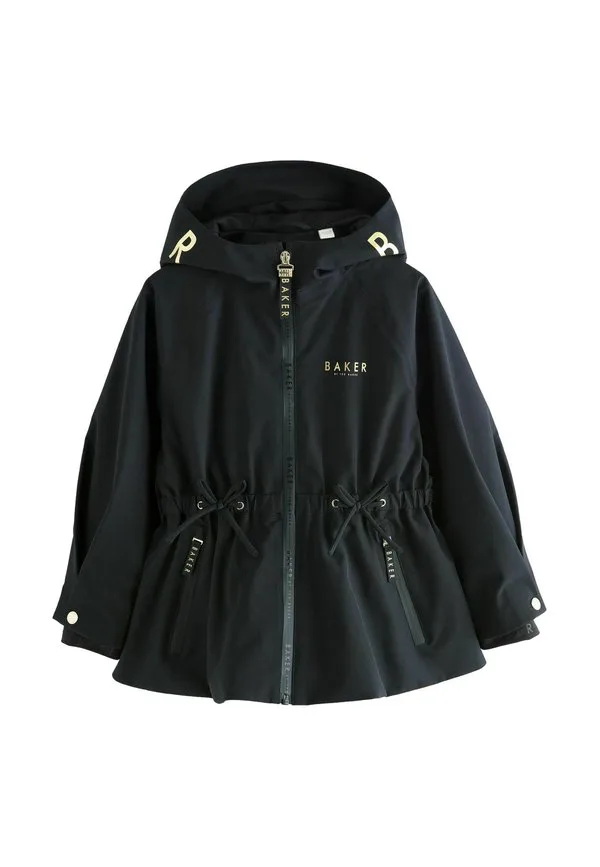 Дождевик стандартного кроя, водоотталкивающий, с короткой талией. парка Baker By Ted Baker, Black