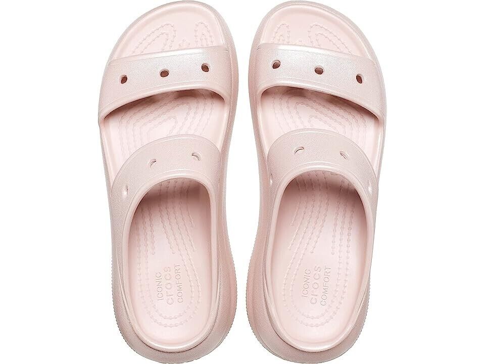 

Crocs Classic Crush 208602-6TY мужские сандалии Pink Clay Simmer Slip-on CRO102