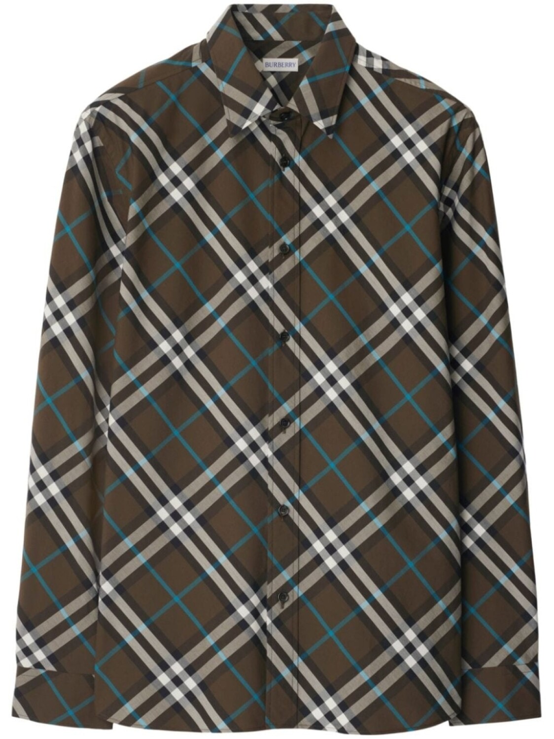 

Burberry рубашка в клетку, коричневый