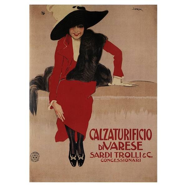 

Картина на холсте LegendArte Calzaturificio di Varese, многоцветный