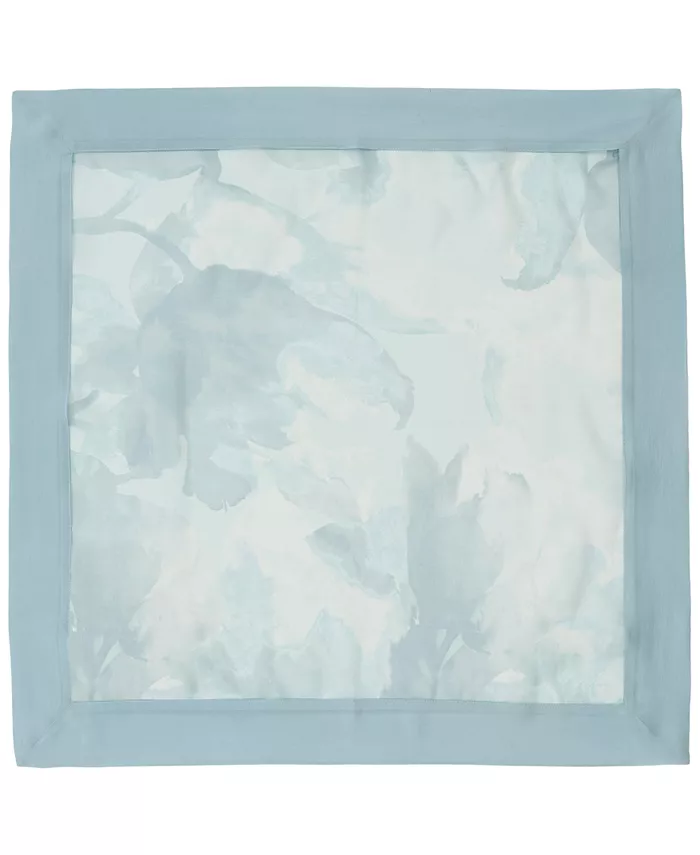 

Шелковый платок с цветочным принтом в тональной акварели Lauren Ralph Lauren, синий
