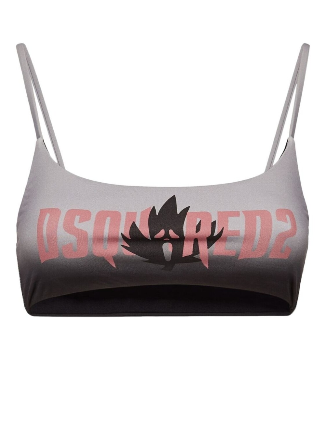 

DSQUARED2 топ бикини с логотипом, черный
