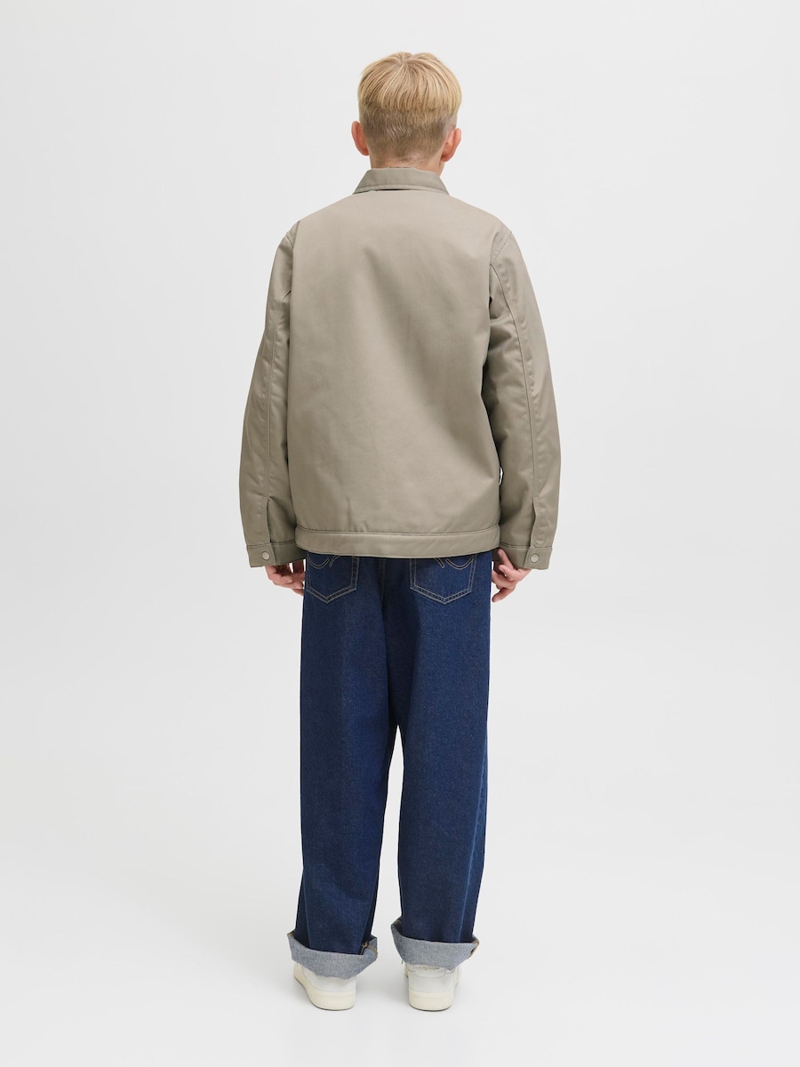 Куртка межсезонная Jack & Jones Junior, серо-коричневый — фото 3