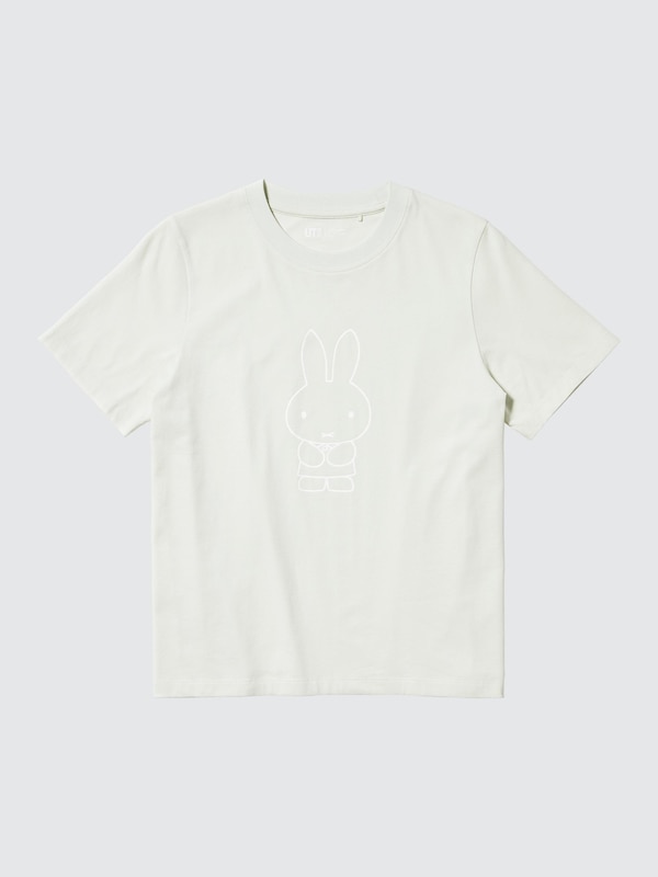Футболка UT Miffy in Bloom Uniqlo, 50 light green — фото 3