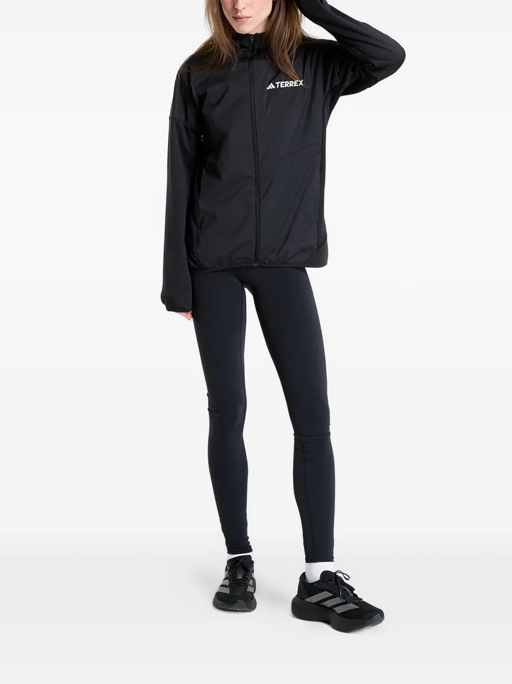 Флисовая куртка Adidas, черный — фото 2