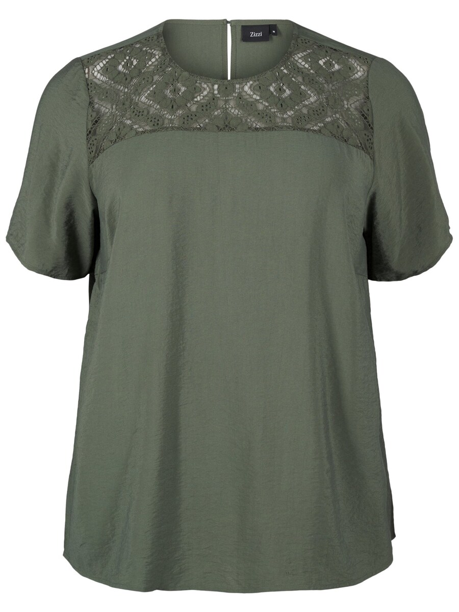 

Кружевная блузка Zizzi Blouse, оливковый