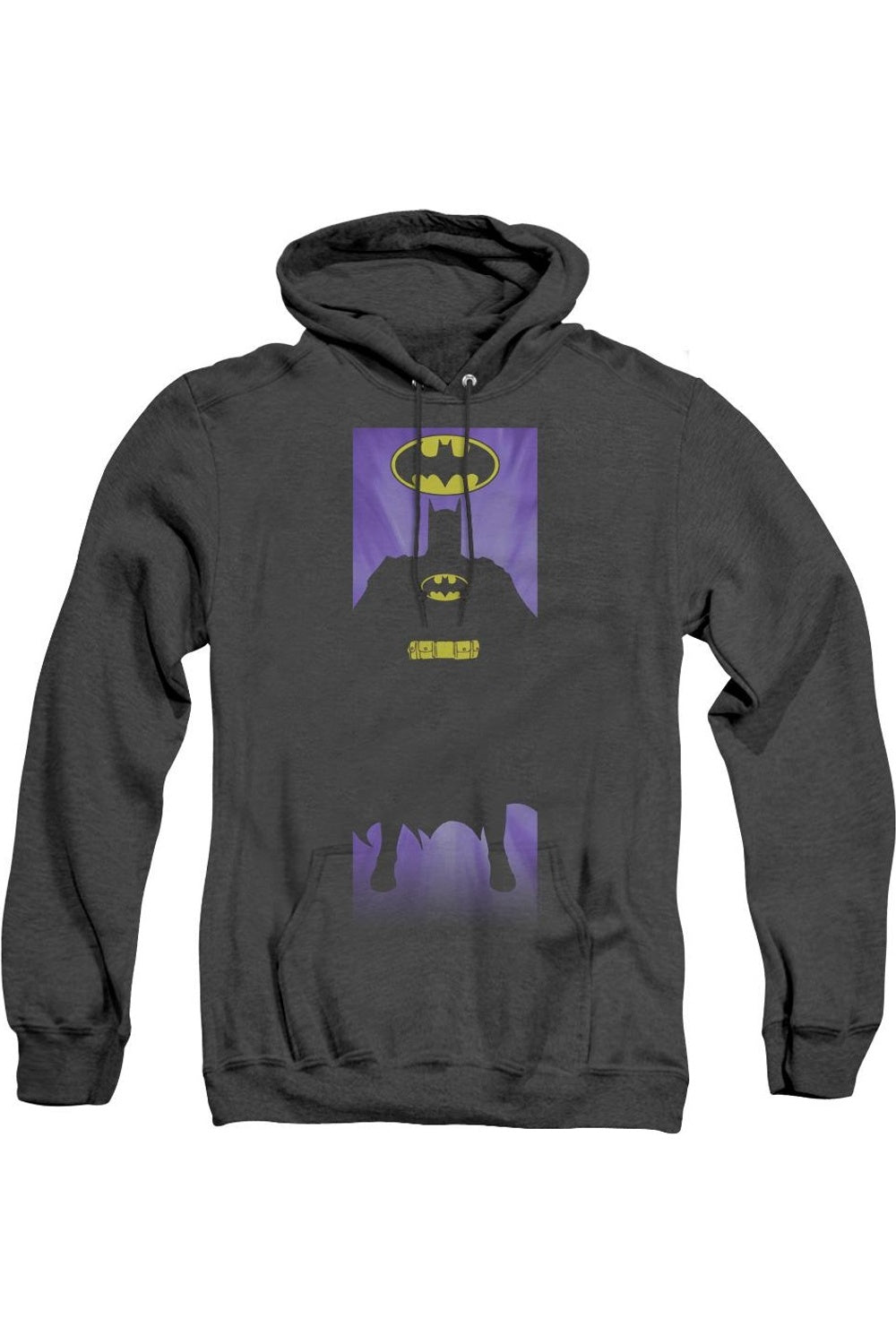

Толстовка с капюшоном Batman Block для взрослых Heather Gildan, черный