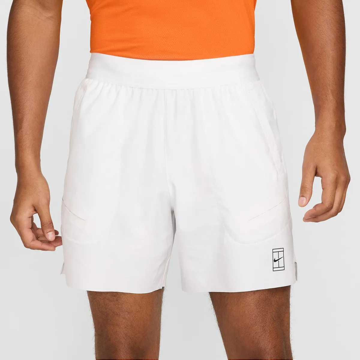 

Мужские брюки Court Advantage Nike, белый/черный