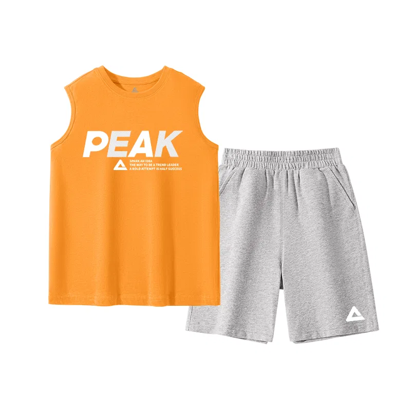 Спортивный костюм PEAK оранжево-белый