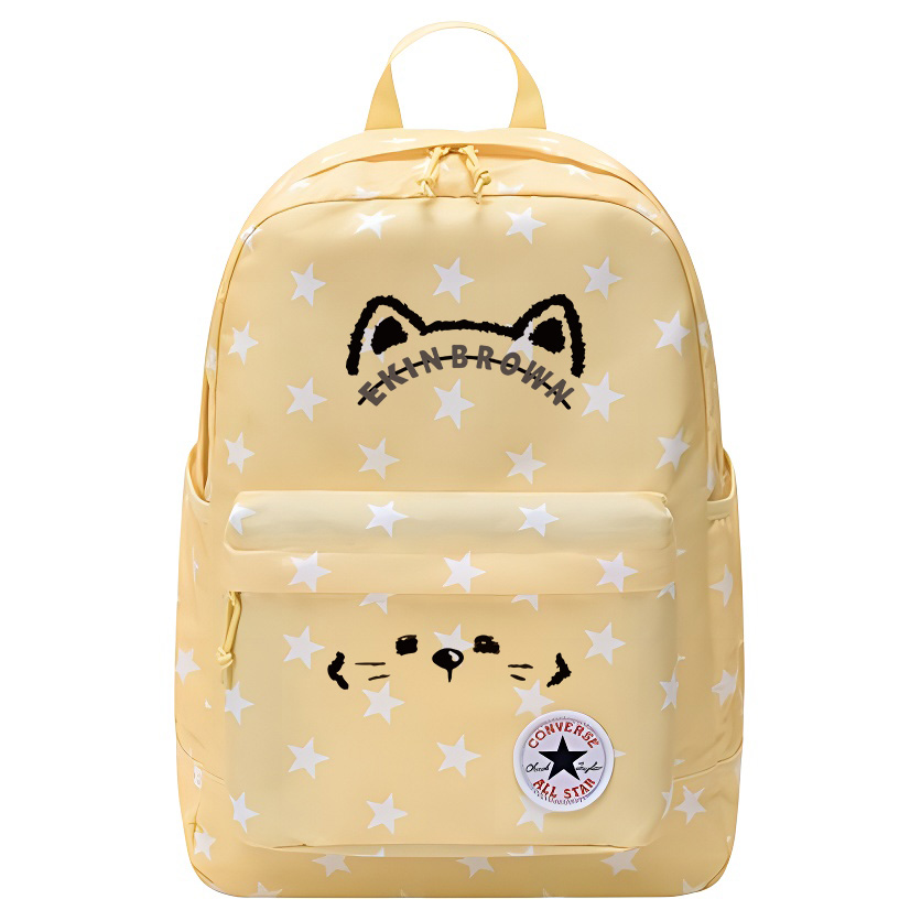 

Converse Полиэстеровый рюкзак среднего размера унисекс яично-желтый, Yarn Kitten