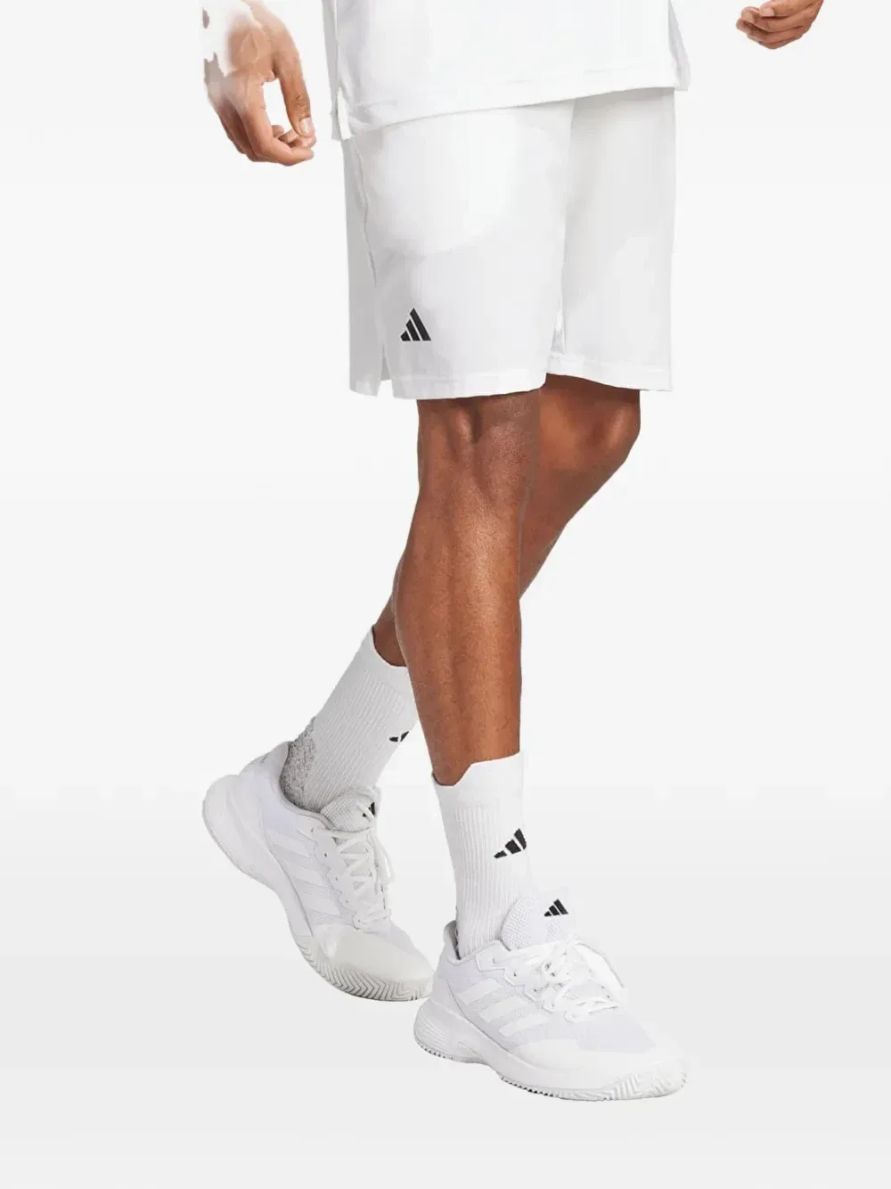 Шорты Climacool из эластичной ткани Adidas, белый — фото 2