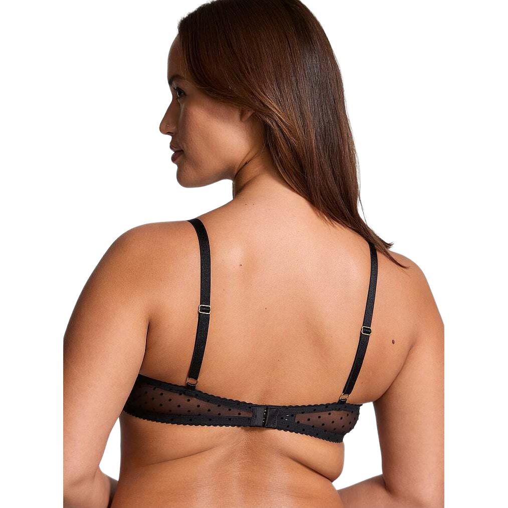Victoria's Secret Очень сексуальный бюстгальтер 24 Big Show Collection Women's Black Polka Dot — фото 3