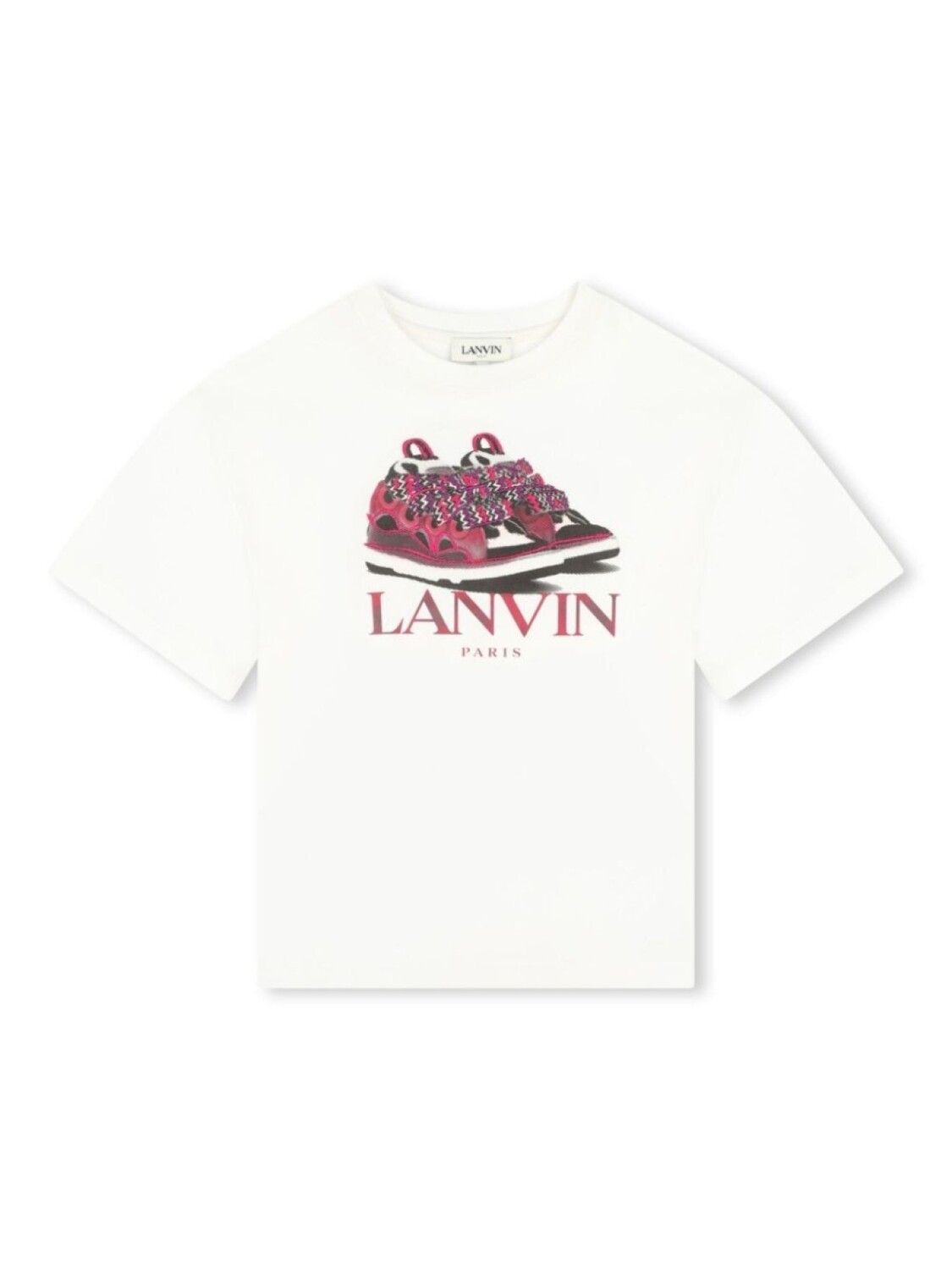 

Lanvin Enfant футболка с логотипом, белый