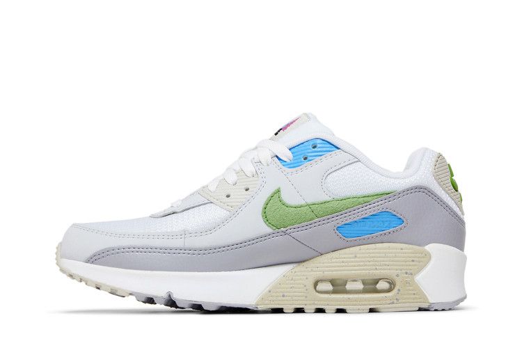 Кроссовки Nike Air Max 90 GS 'Evergreen', белый — фото 4