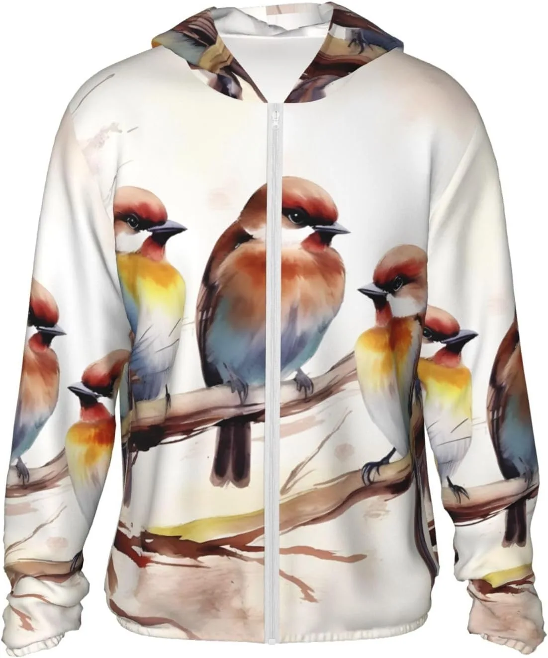 

Мужская куртка с защитой от солнца UPF 50+ и капюшоном HJTRW