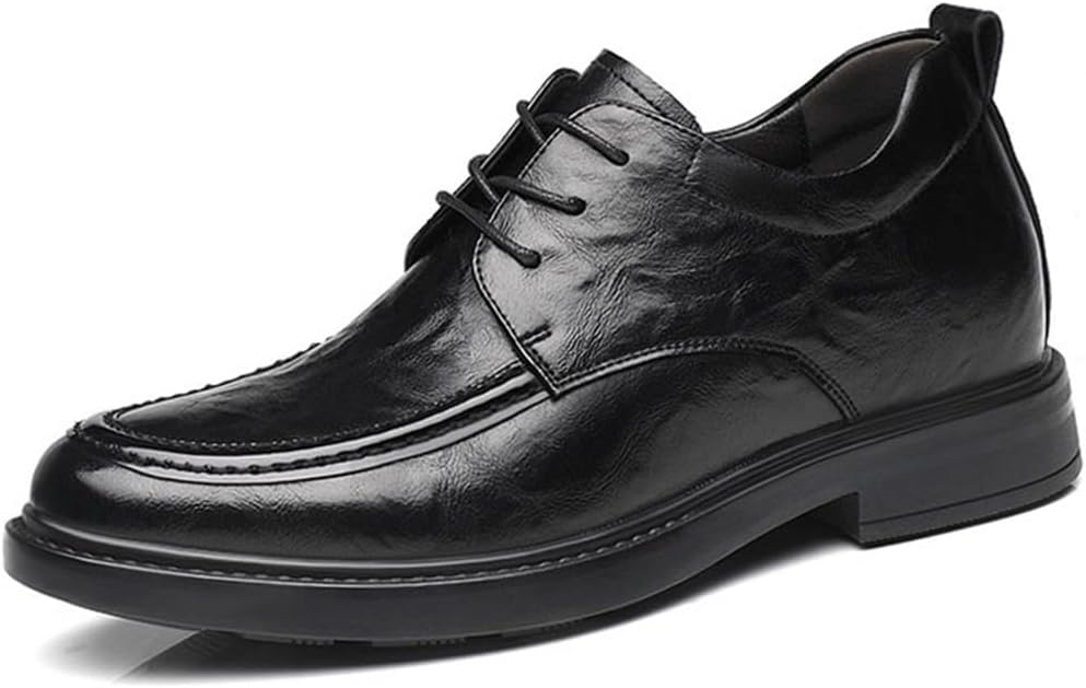 

Современные кожаные оксфорды с удобной шнуровкой для делового и повседневного стиля, свадебные туфли-оксфорды Ygceeia, черный