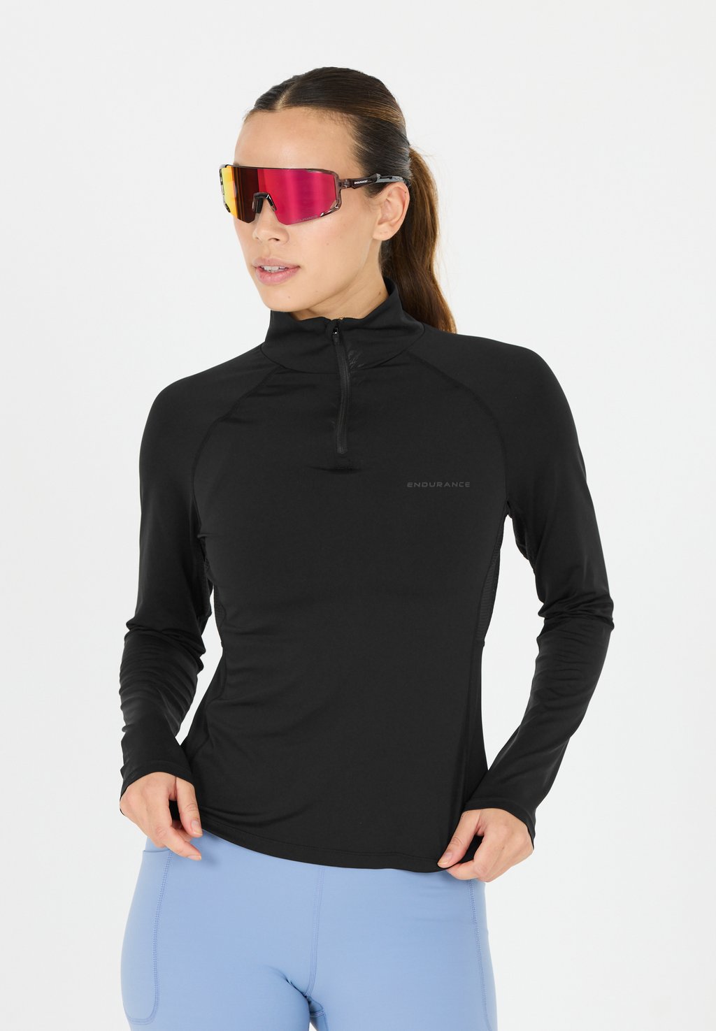 

Топ с длинными рукавами MIDLAYER CHRISSIE Endurance, черный