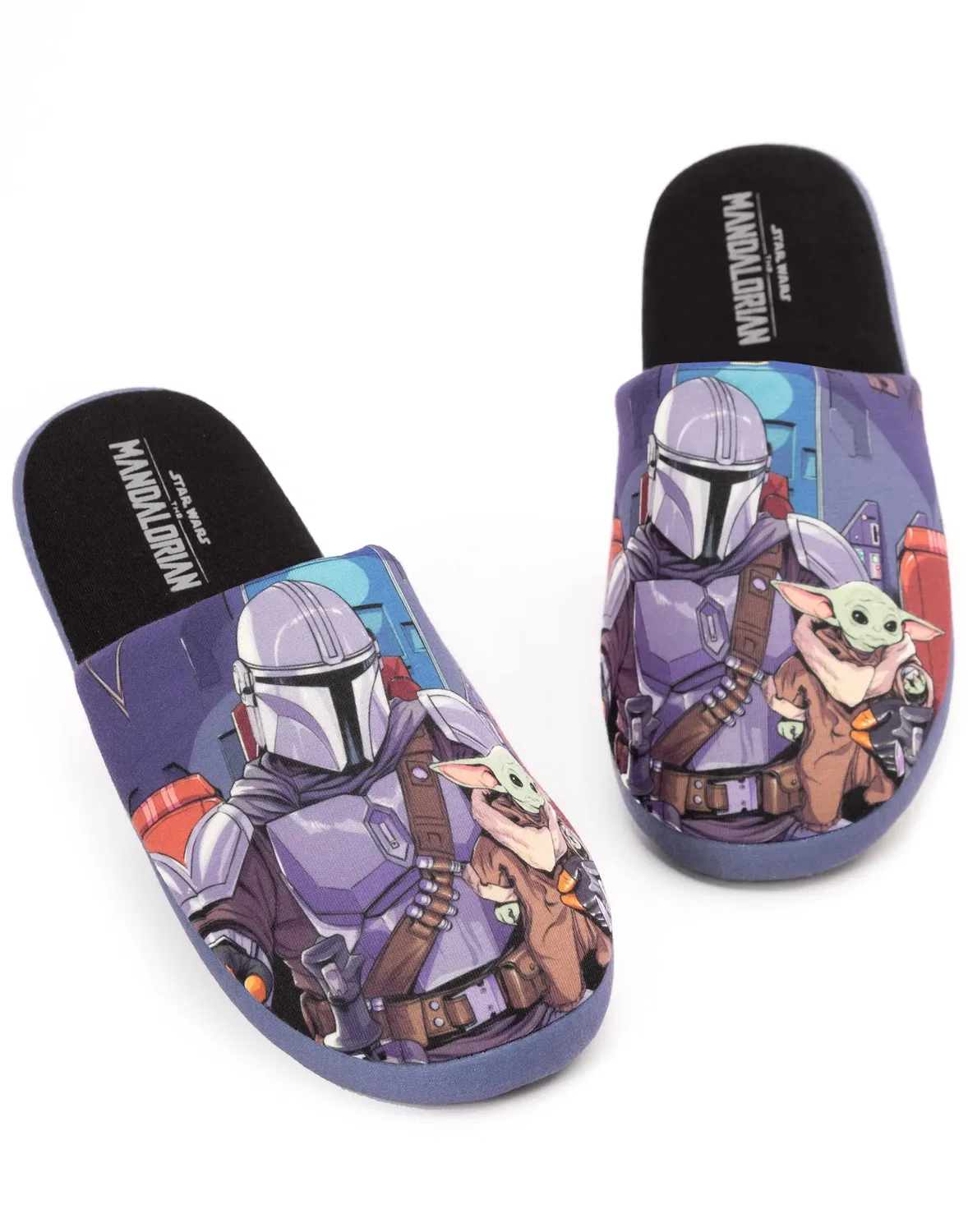 Тапочки-мюли Star Wars Мандалорец, черные, черный