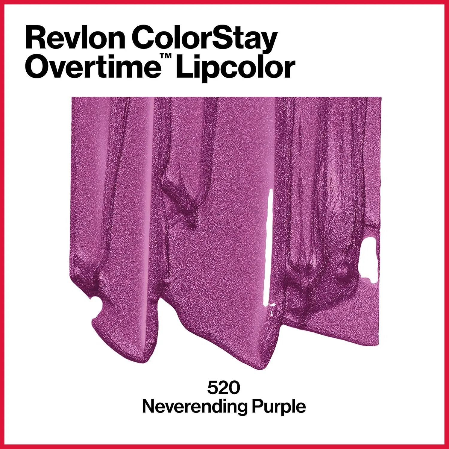 Жидкая помада Revlon Colorstay Overtime In Limitless Neverending Purple — фото 2