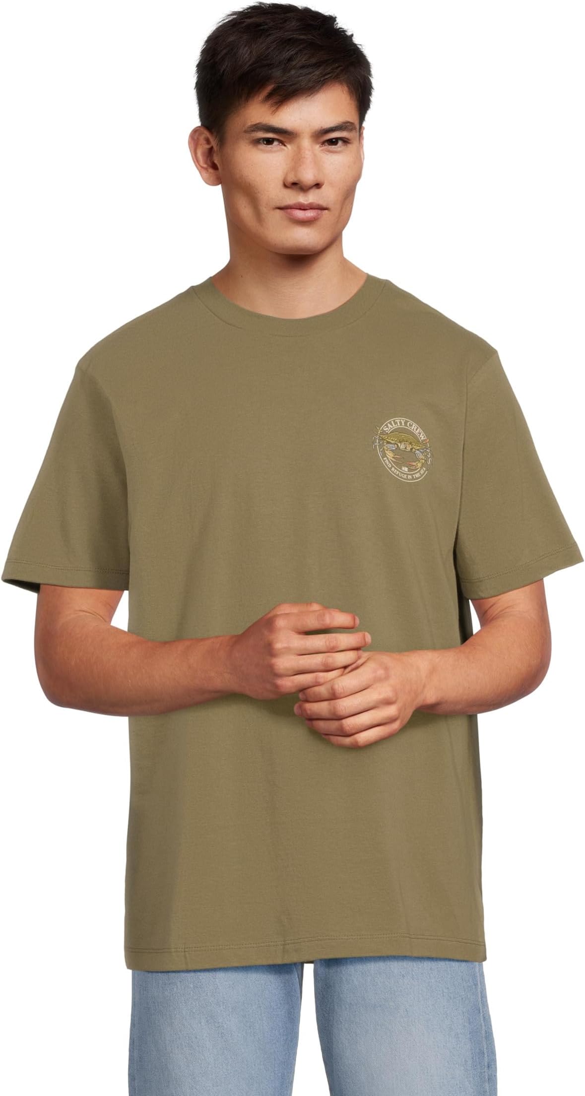 

Мужская футболка Jimmy с коротким рукавом Salty Crew, Dusty Olive