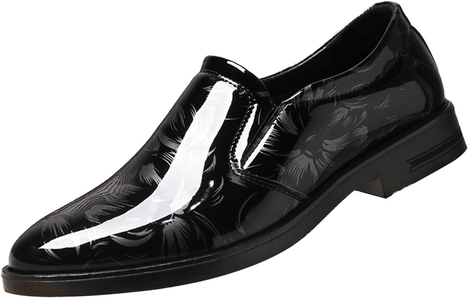 

Мужские классические туфли из лакированной кожи, смокинг, удобные, низкие, на шнуровке или без, для бизнеса, повседневной носки и свадеб, дерби оксфорды Keilinia, черный