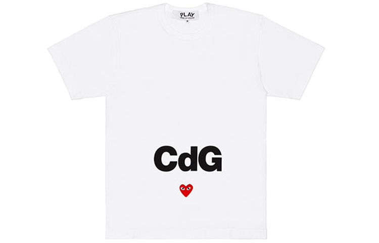 

Футболка Comme Des Garcons Play White CDG Play