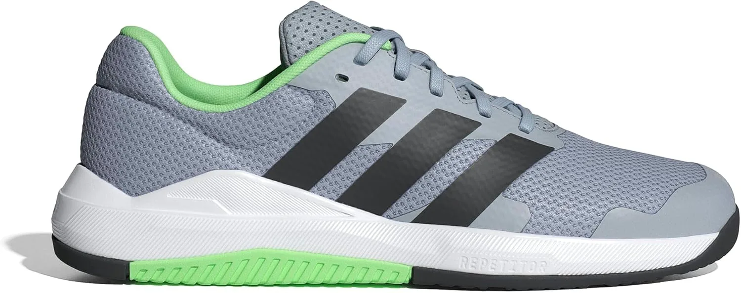 Мужские тренировочные кроссовки Adidas Dropset Base, черный/серебряный — фото 2