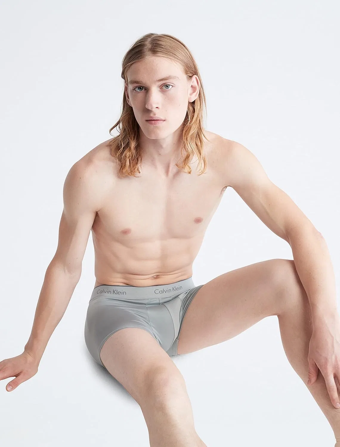 Трусы Calvin Klein, черный, синий, серый, голубой — фото 4