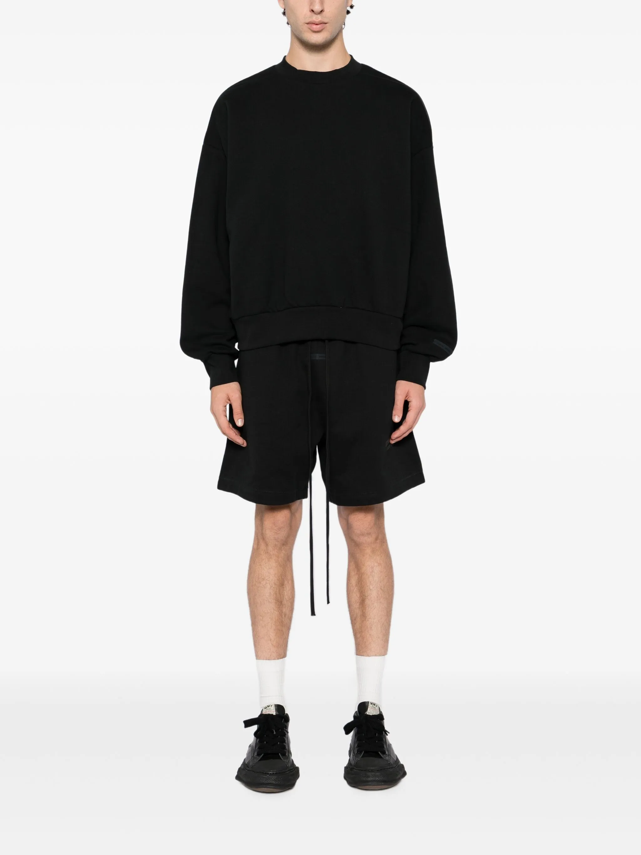 Толстовка с тисненым логотипом Fear Of God Essentials, черный — фото 2