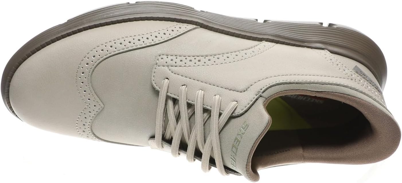 Мужские оксфорды Skechers USA Garza Sully, Cream — фото 2