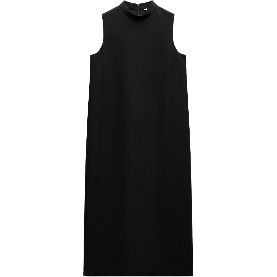 

ZARA Платье без рукавов серии ZW, женское, черное