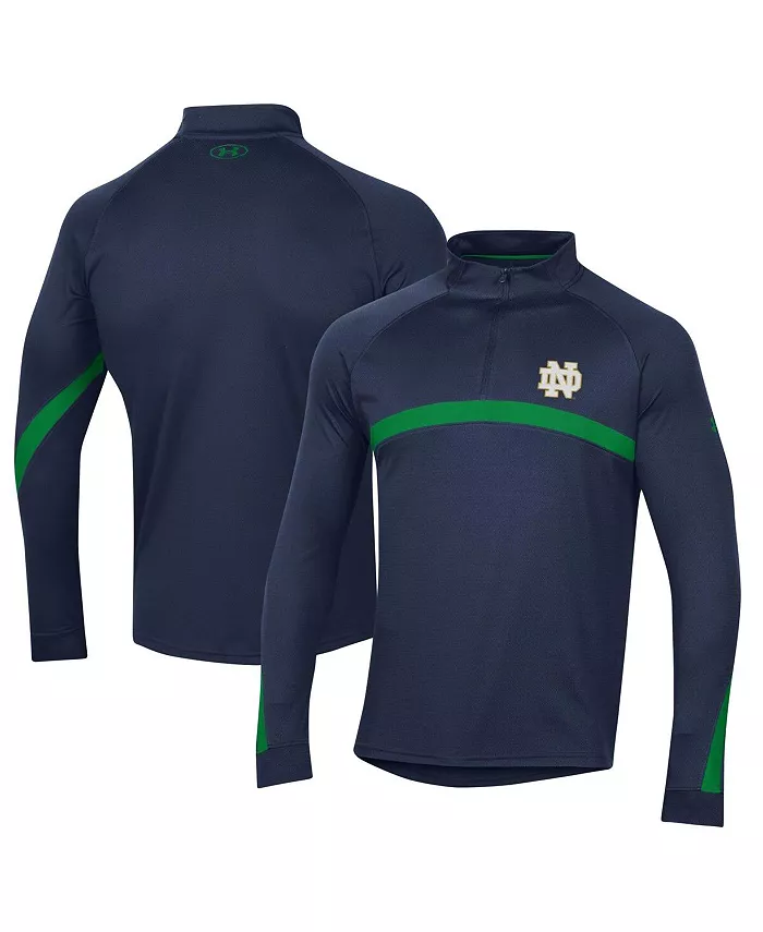 

Толстовка Men's Navy Notre Dame Fighting Irish Gameday Camo Quarter-Zip Top Under Armour
