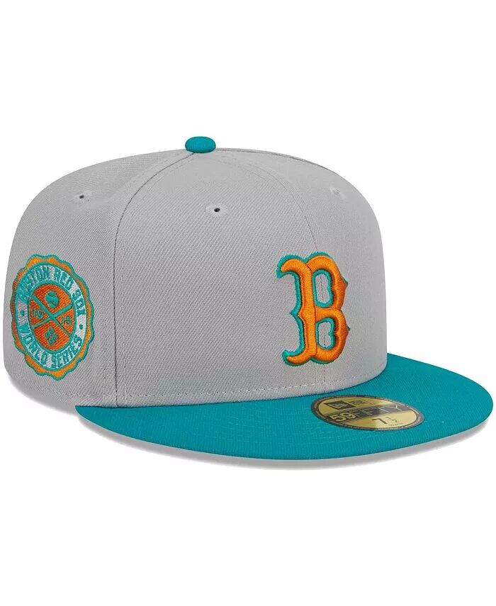 

Мужская серо-бирюзовая шляпа Boston Red Sox 59FIFTY New Era