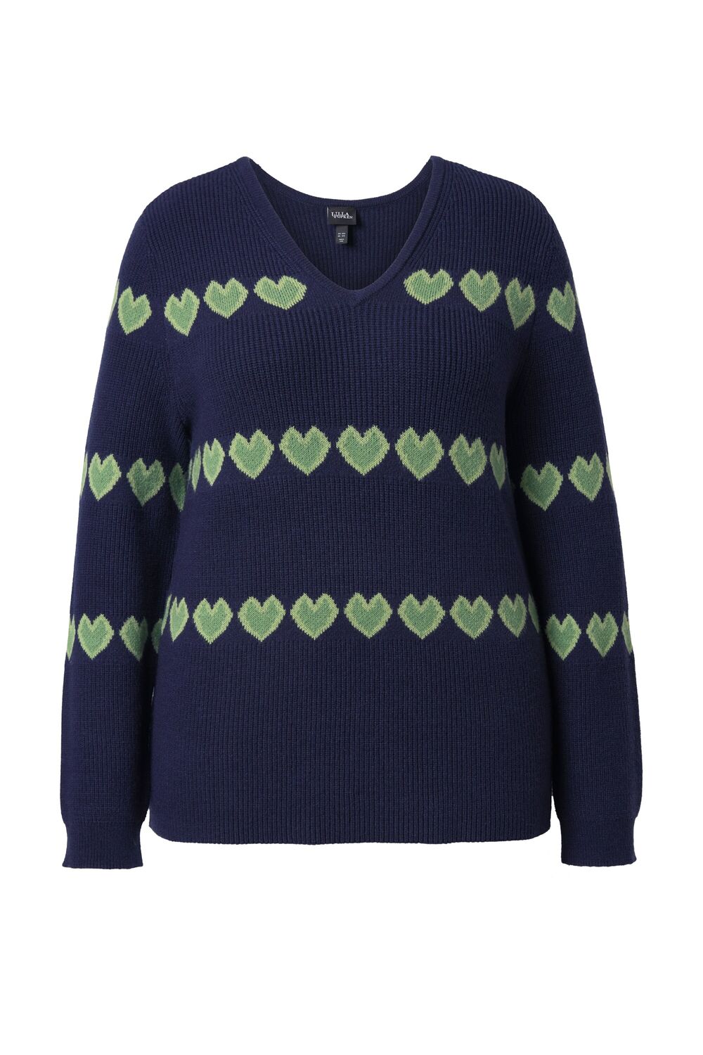 

Ulla Popken Свитер в темно-синем цвете