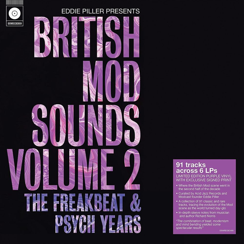 

Виниловая пластинка LP Eddie Piller Presents British Mod Sounds Vol. 2: The Freakbeat & Psych Years [Box Set] - Various Artists