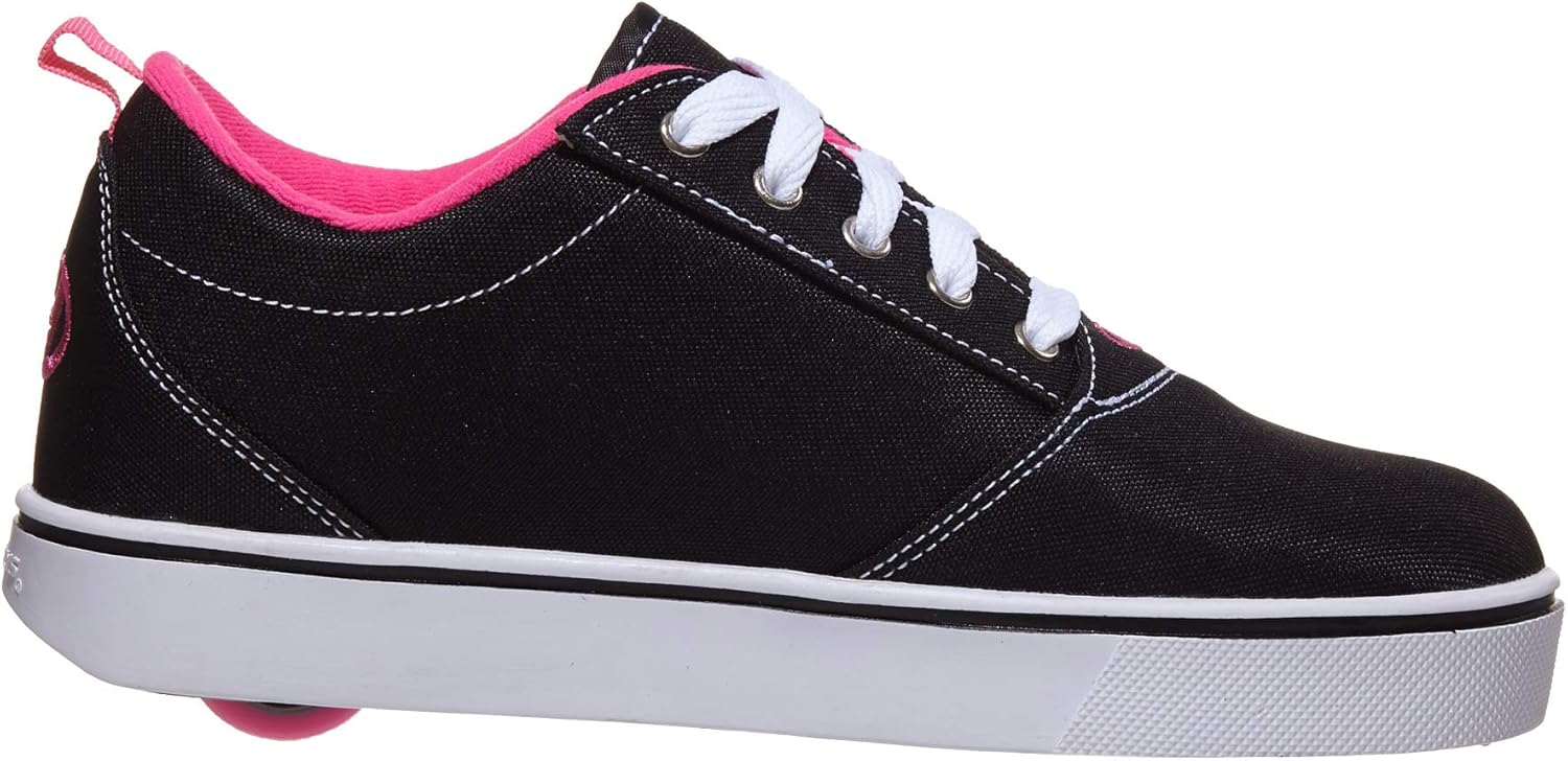 Детские роликовые кроссовки Heelys Pro 20 Prints (для малышей, детей постарше и взрослых), белый/черный/розовый — фото 3