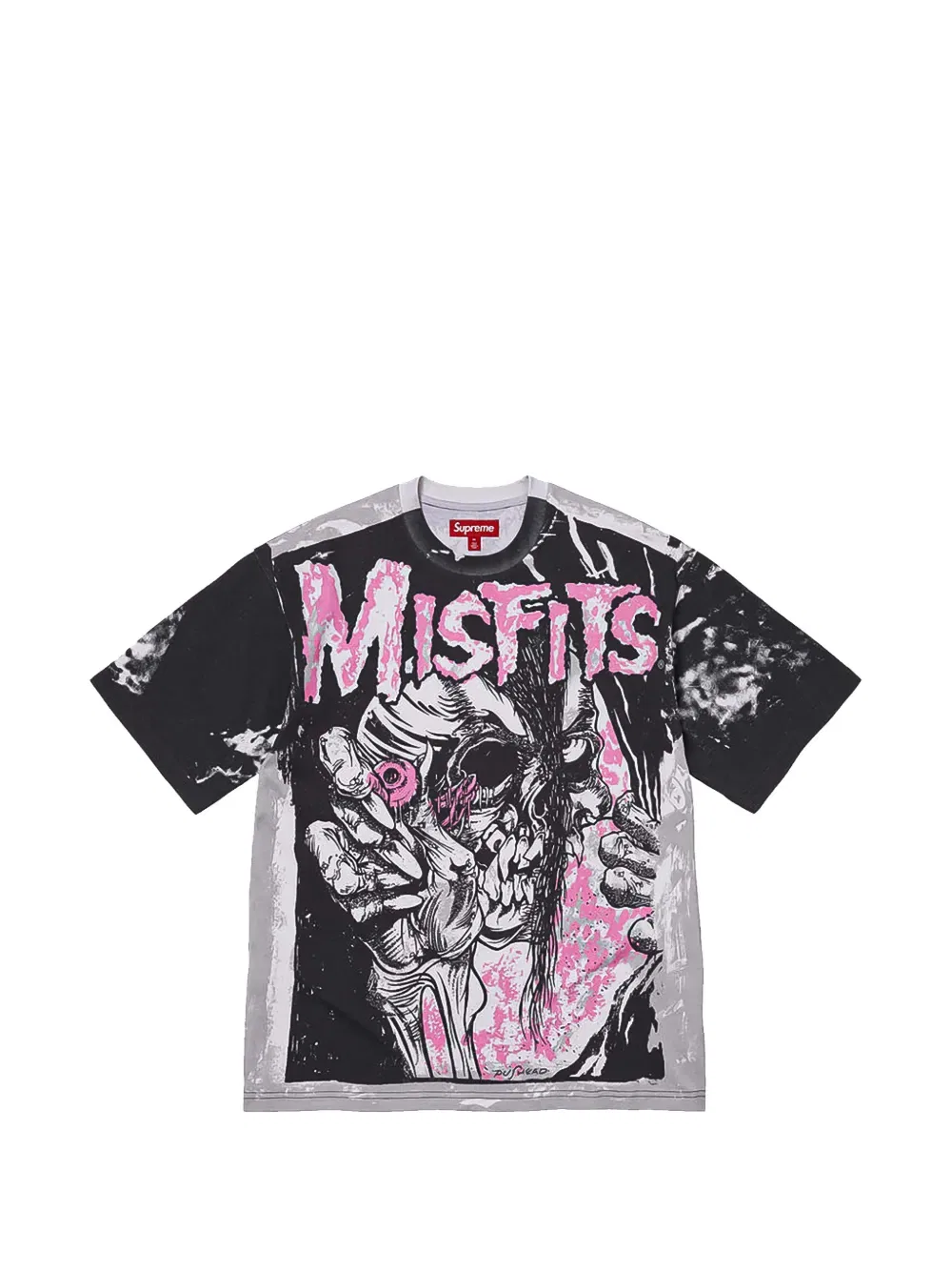 Футболка с графическим принтом Misfits Supreme, черный