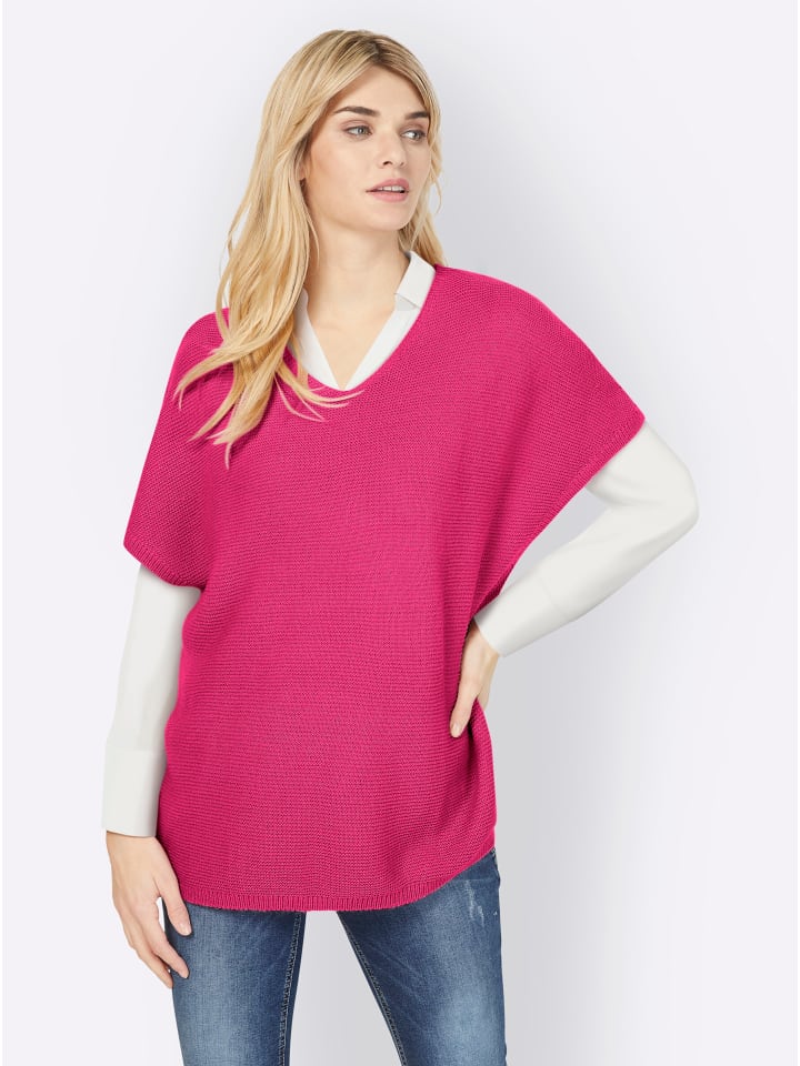 

Heine Длинный жилет розового цвета