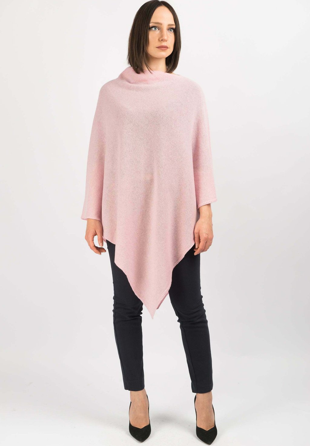 

Плащ PONCHO Dalle Piane Cashmere, фуксия
